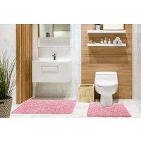 New Edge Blinds Tumble Twist Collection Pure Cotton 2pc Bath set in Pink | Size: 50 cm x 80 cm
