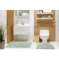 New Edge Blinds Tumble Twist Collection Pure Cotton 2pc Bath set in Green | Size: 50 cm x 80 cm