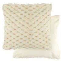 New Edge Blinds Leah Collection Deluxe Cushion Cover in Cream | Size: 43 cm x 43 cm