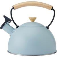 La Cafetiere Stainless Steel Whistling Kettle, Sky Blue, 1.6 Litres, Gift Boxed in Blue