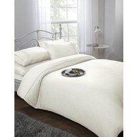 New Edge Blinds Carlton Collection Duvet Set in Cream | Size: King