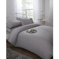 New Edge Blinds Carlton Collection Duvet Set in Grey | Size: Double
