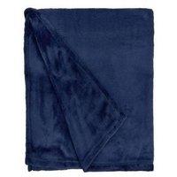 New Edge Blinds Plush Collection Flannel Fleece Super Soft Throw in Blue | Size: 140 cm x 180 cm