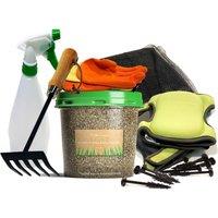 Pegdev 7-Piece Garden Repair Kit Red, for Easy Maintenance in Red
