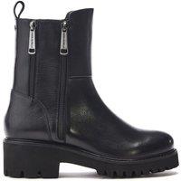 Moda In Pelle Women's 'Opaline' Leather Ankle Boots in Black | Size: 4