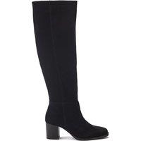 Moda In Pelle Women's 'Sarras' Suede Heeled Boots in Black | Size: 4