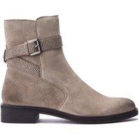 Moda In Pelle Women's 'Panazol' Suede Ankle Boots in Taupe | Size: 5