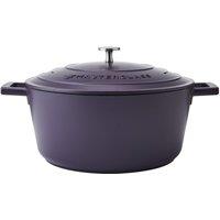 MasterClass Cast Aluminium Purple Casserole Dish, 28cm, 5 Litre, Gift Boxed