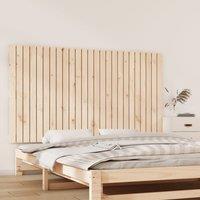 Berkfield Home Wall Headboard 159.5x3x90 cm Solid Wood Pine in Brown