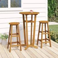 Berkfield Home Garden Bar Table 60x105 cm Solid Wood Acacia in Brown | Size: 60x105 cm