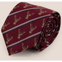 Oswin Hyde Men's Antler Red Tie