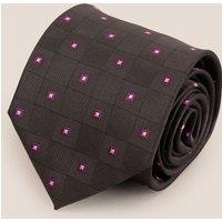 Oswin Hyde Men's Multi Square Grey Tie