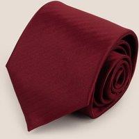 Oswin Hyde Men's Bordo Self Stripe Tie in Burgundy