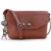 Catwalk Collection Handbags Women's Florence Small Cross Body Bag in Tan