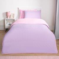OHS Soft Coverless 10.5 TOG Duvet Set Pillowcase Quilted Cover in Lilac | Size: Single