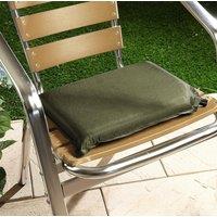 mysmartbuy Self-Inflating Seat Cushion - Green Portable Roll Up Travel Camping Pillow - Measures 37.5 x 28.5 x 3.5 Inflated