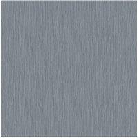 World of Wallpaper Metallic Vinyl Textured Wallpaper in Blue