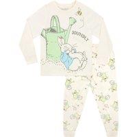Peter Rabbit Boy's Soundly Asleep Pyjamas in Cream | Size: 4-5 Years