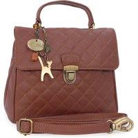 Hayley Quilted Leather Handbag With Detachable Crossbody Strap