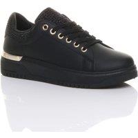 Flat Heel Diamante Sparkly Trainers