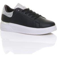 Flat Heel Diamante Sparkly Trainers