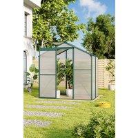 Aluminium Hobby Greenhouse with Window Opening