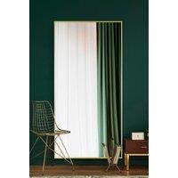 MirrorOutlet Gold Aluminium Edged Wall Mirror 79 X 39 (200CM X 100CM) | Size: 1 Pack