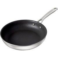 Kuhn Rikon Allround Stainless Steel Non-Stick Frying Pan, 20cm in Silver