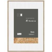 nielsen Skava A1 Wooden Picture Frame With A2 Mount & Glass Front in Light Oak