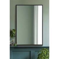 MirrorOutlet Black Aluminium Edged Wall Mirror 16" X 24" (40CM X 60CM) | Size: 1 Pack