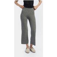 Cropped Ribbed Trousers