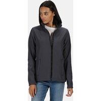 Regatta Women's Ablaze Printable Softshell Jacket in Dark Grey | Size: 14