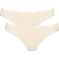 Sloggi Women's GO Brazil 2 Pack Briefs in Pink | Size: 8