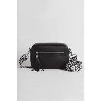 'Florence' Crossbody Bag with Leopard Print Strap