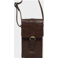 'PETRA' Croc Real Leather Mobile Phone Crossbody Bag