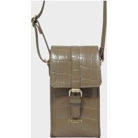 'PETRA' Croc Real Leather Mobile Phone Crossbody Bag