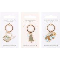 Something Different Home On The Road Camping Keyring Set (Pack of 24)