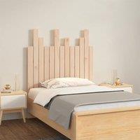 Berkfield Home Wall Headboard 82.5x3x80 cm Solid Wood Pine in Brown