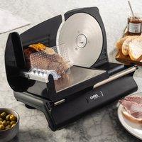 Cooks Professional Electric Food Slicer Machine for Bread Meat Cheese Vegetables 150W in Silver
