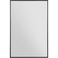 MirrorOutlet The Artus - Black Aluminium Edged Wall Mirror 35" X 24" (90CM X 60CM) | Size: 1 Pack