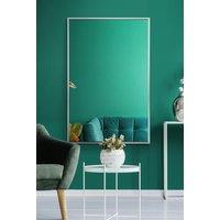 MirrorOutlet The Artus - Silver Aluminium Edged Wall Mirror 35" X 24" (90CM X 60CM) | Size: 1 Pack