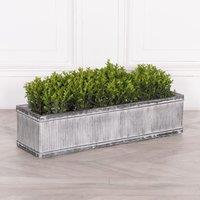 Glasstone Metal Window Box Planter - Large in White