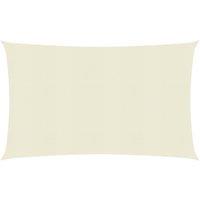 Sunshade Sail 160 g/m Cream 6x8 m HDPE