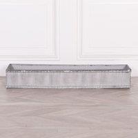 Glasstone Metal Window Box Planter - Extra Large in White