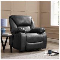 Home Detail Enoch Manual Recliner Armchair in Black