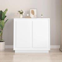 Berkfield Home Sideboard White 80x34x75 cm Engineered Wood | Size: 80 x 34 x 75 cm
