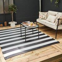 THE RUGS Reversible Weatherproof Outdoor Garden Patio Rug Striped Rainbow 1030 | Size: 180 cm x 270 cm