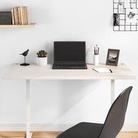 Desk Top White 100x50x2.5 cm Solid Wood Pine