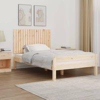 Wall Headboard 108x3x60 cm Solid Wood Pine