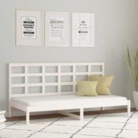 Day Bed White 80x200 cm Solid Wood Pine